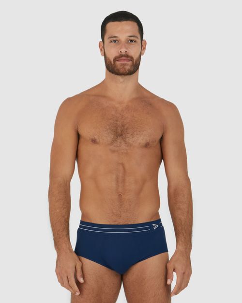 Cueca Masculina Slip Sem Costura Em Poliamida