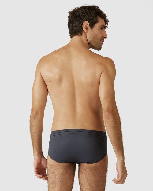Cueca Masculina Slip Sem Costura Em Poliamida