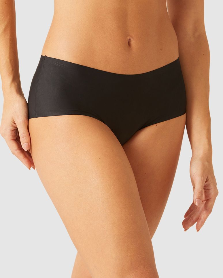 Calcinha Caleçon Em Poliamida Com Elastano