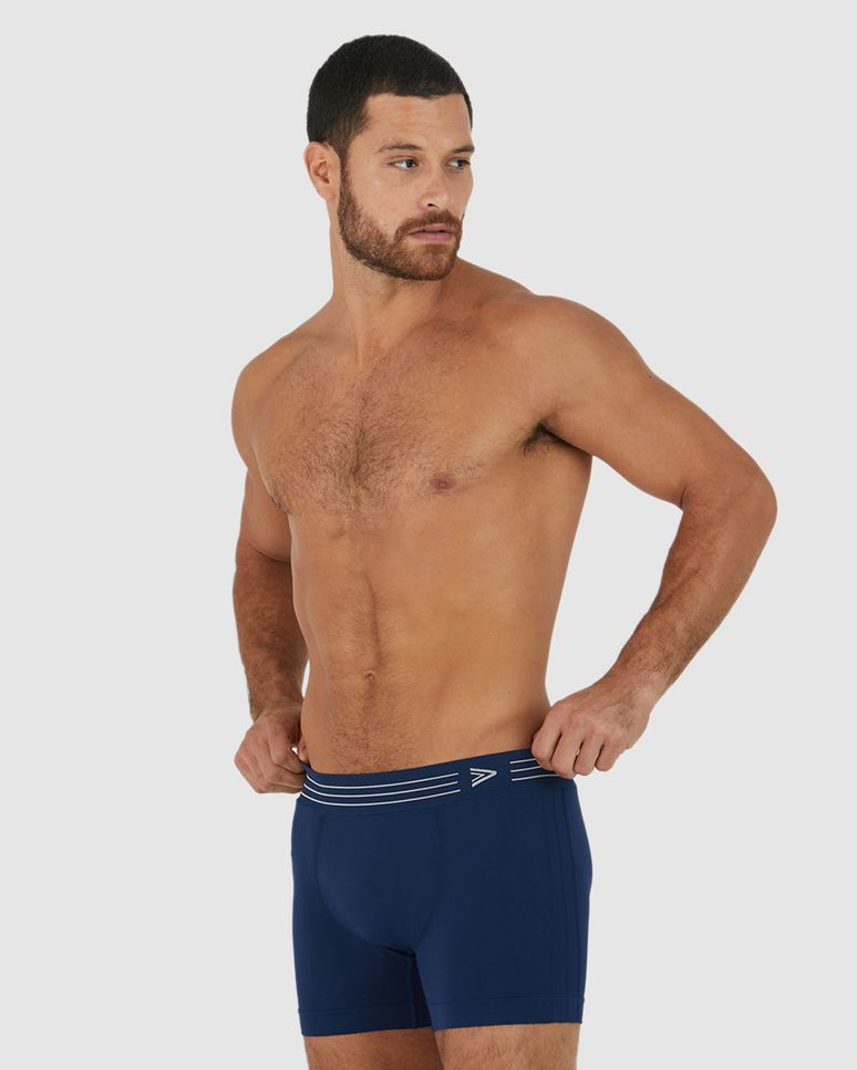 Cueca Long Boxer Sem Costura Em Poliamida Com Elastano