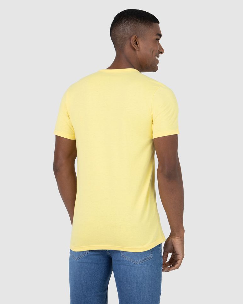 Camiseta Básica Masculina Slim Em Algodão