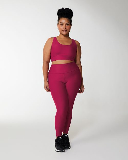 Calça Legging Feminina Plus Size Em Malha Com Proteção UV50+ - ENFIM