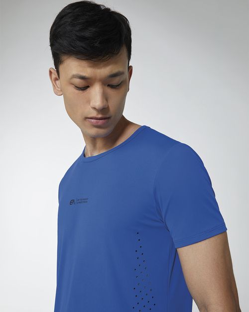 Camiseta Masculina Em Malha Com Proteção UV50+ E Dry - ENFIM