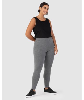 Calça Legging Básica Feminina Plus Size Supplex Lycra®