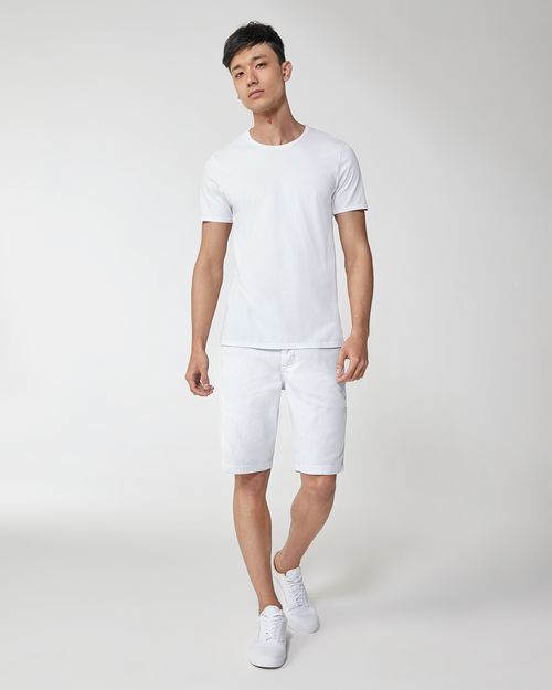 Bermuda Chino Masculina Em Sarja Com Elastano - ENFIM