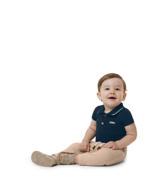Calça Menino Em Malha Texturizada - Carinhoso