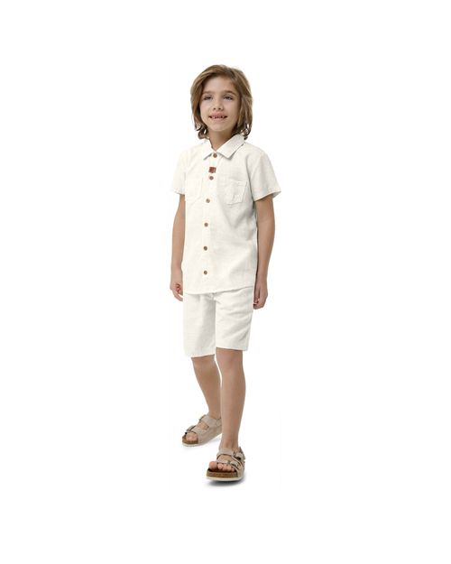Conjunto Menino Em Viscolinho - Carinhoso