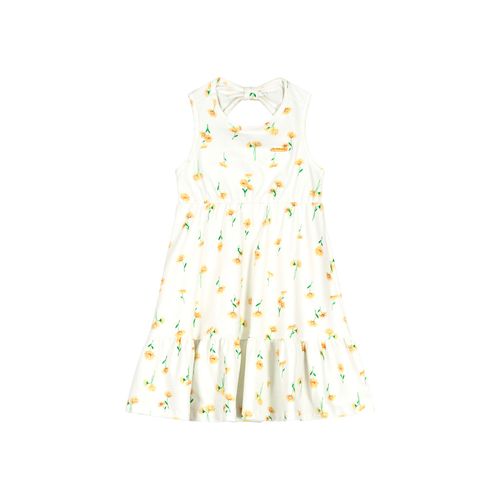 Vestido Menina Sem Manga Em Cotton Light - Carinhoso