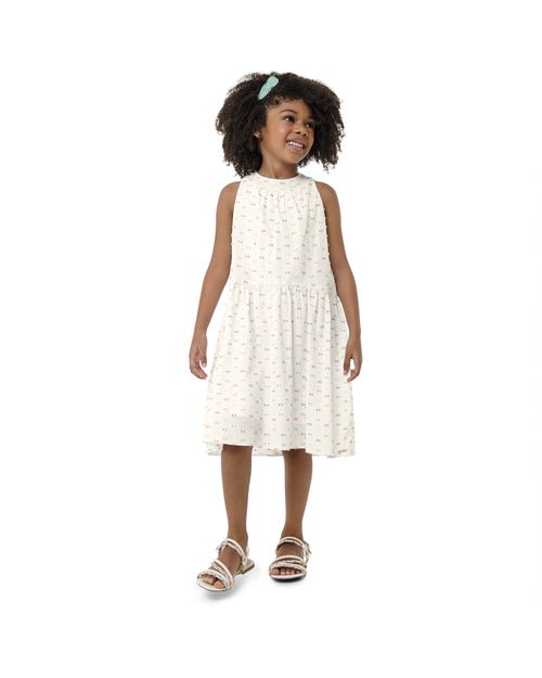 Vestido Menina Evase Em Algodão - Carinhoso