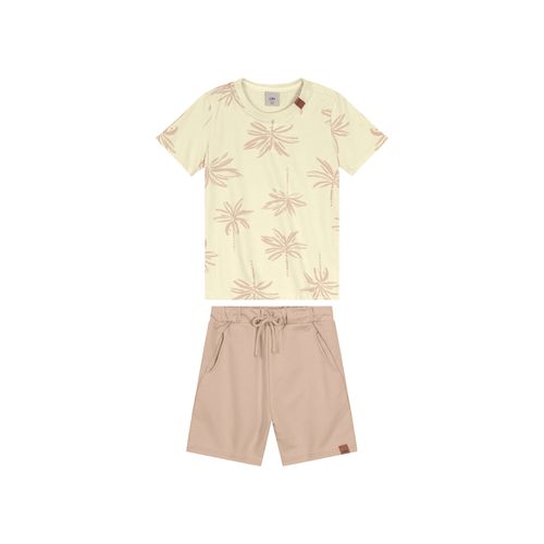Conjunto Menino Em Meia Malha e Moletom - Carinhoso