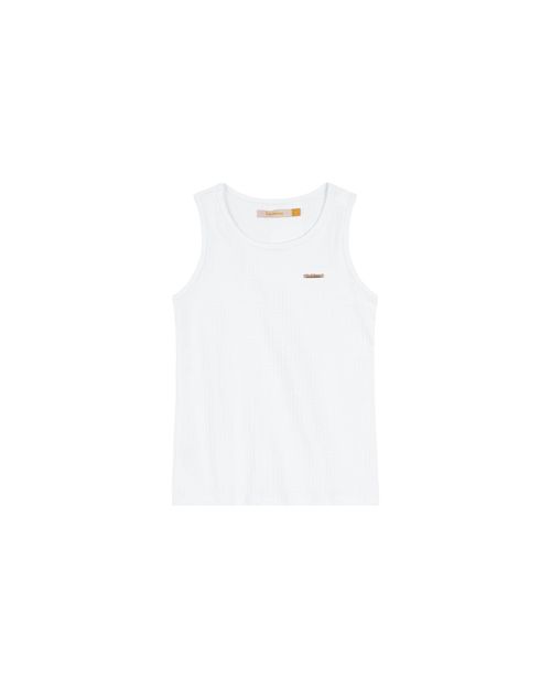 Blusa Menina Decote Redondo Em Malha Texturizada Carinhoso