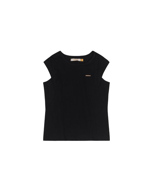 Blusa Menina Recorte Lateral Em Malha Texturizada Carinhoso