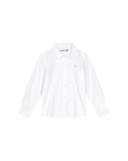 Camisa Menino Manga Longa Em Tecido Texturizado Carinhoso