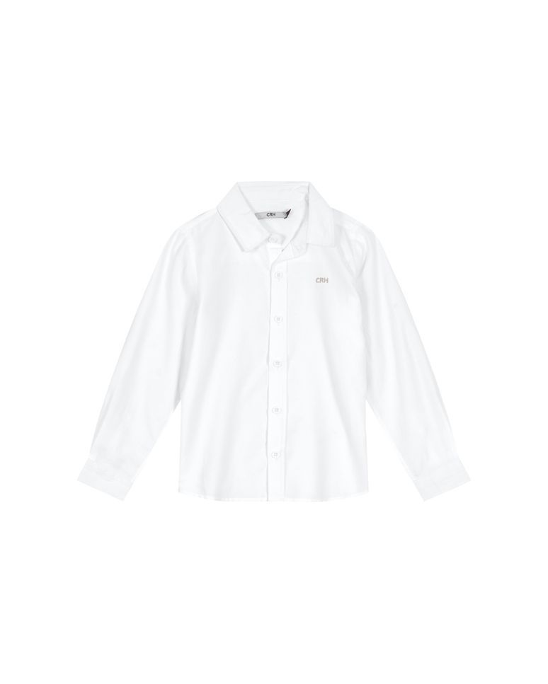 Camisa Menino Manga Longa Em Tecido Texturizado Carinhoso
