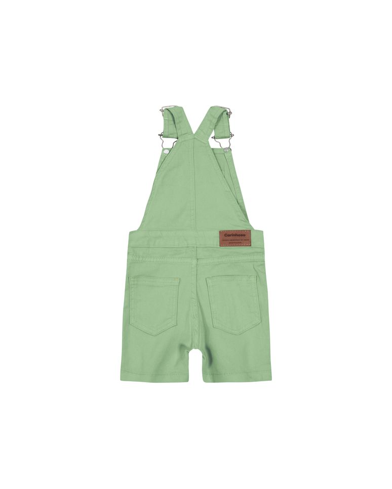 Macacao Curto Unissex Em Sarja - Carinhoso