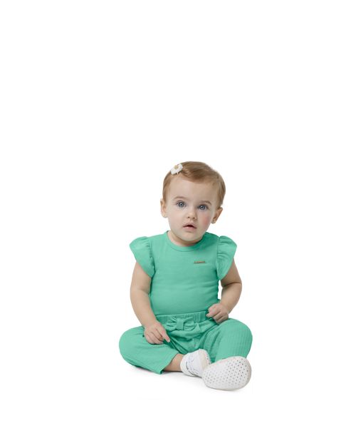 Body Manga Curta Feminino Em Cotton Light - Carinhoso