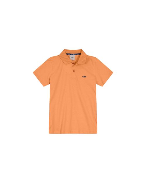 Camisa Polo Menino Manga Curta Em Algodão Carinhoso