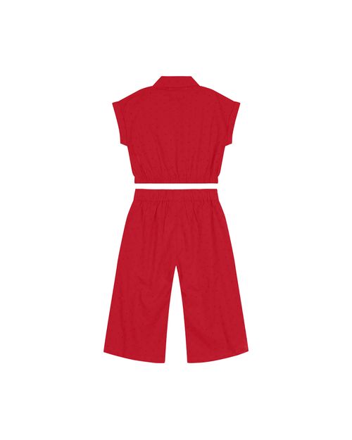 Conjunto Menina Em Laise de Algodão - Carinhoso