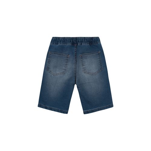 Bermuda Menino Slim Em Jeans Com Elastano Carinhoso