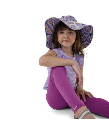 Calça Legging Menina Em Algodão Carinhoso