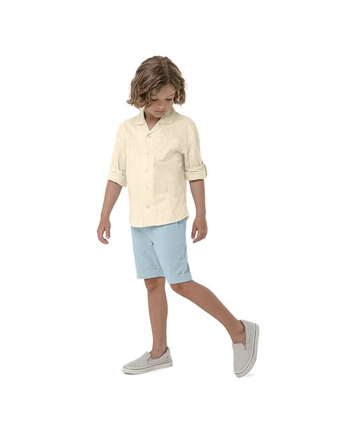 Camisa Infantil Unissex Manga Longa Em Algodão Carinhoso