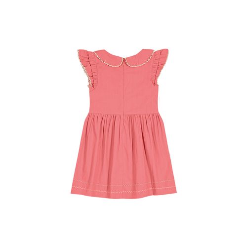 Vestido Menina Com Bordado Frontal Em Cambraia Leve Carinhoso