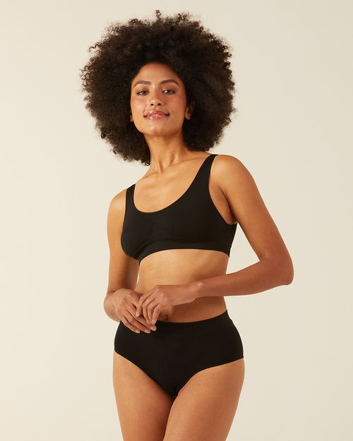 Top Feminino Alça Média Sem Costura Em Poliamida E Elastano