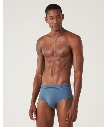 Cueca Masculina Slip Sem Costura Em Poliamida