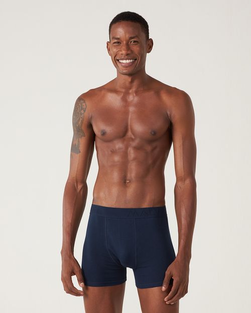 Kit Cuecas Masculinas Boxer Em Algodão E Elastano