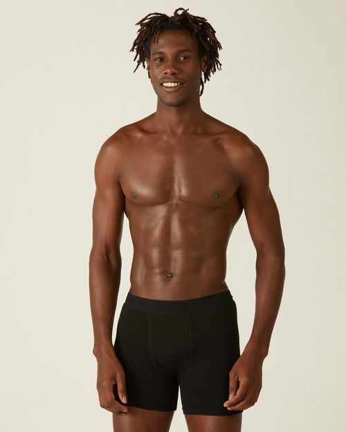 Kit Cuecas Masculinas Boxer Em Algodão E Elastano