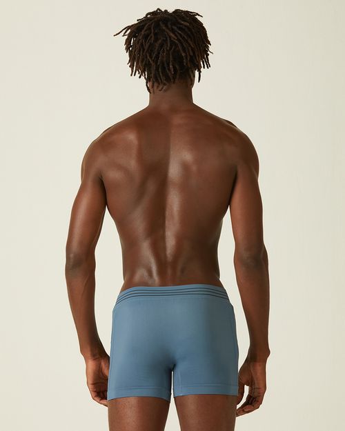 Cueca Masculina Long Boxer Sem Costura Em Poliamida