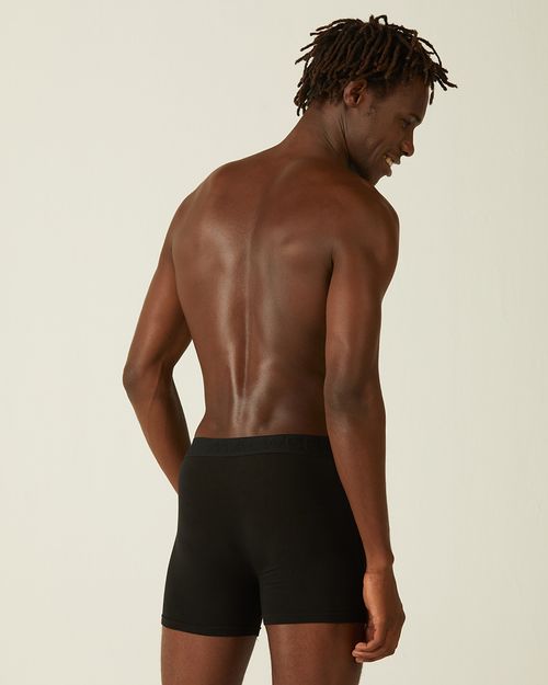 Kit Cuecas Masculinas Boxer Em Algodão E Elastano