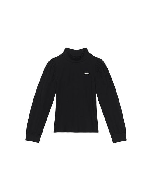 Blusa Menina Manga Longa Bufante Em Algodão Carinhoso