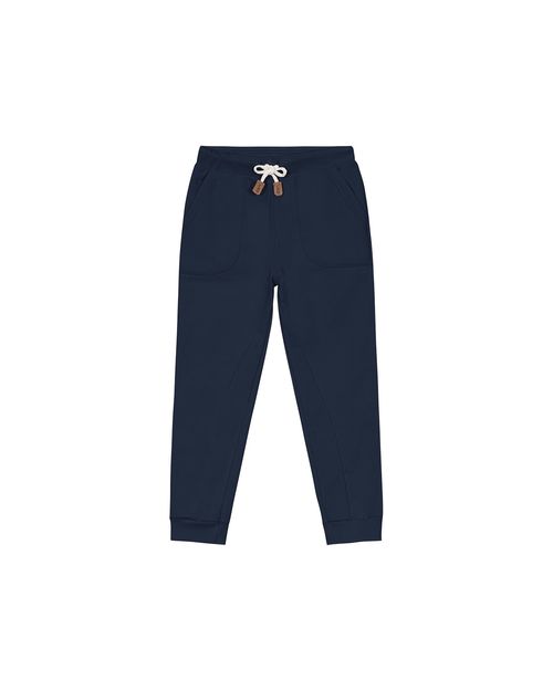 Calça Com Bolso Faca Em Moletom Flanelado Carinhoso