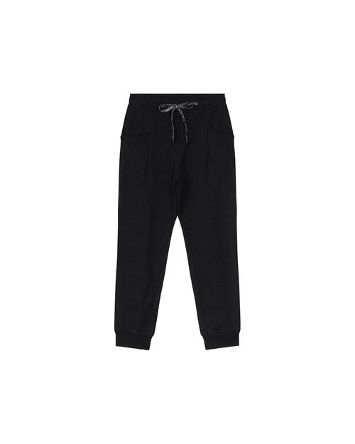 Calça Menina Cadarço Funcional Em Moletom Flanelado Carinhoso