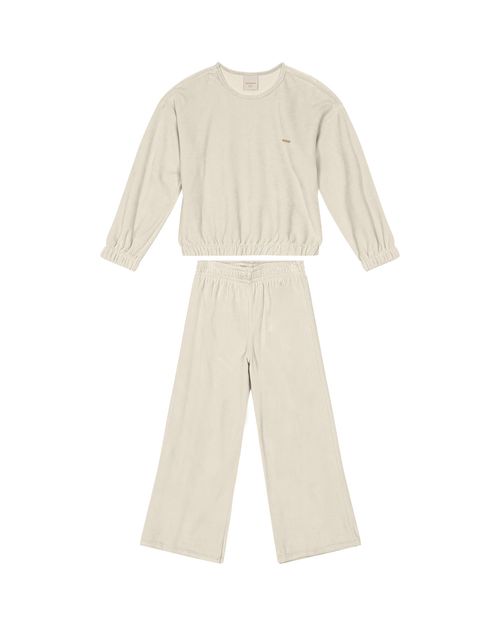 Conjunto Menina Em Plush Navalhado Carinhoso