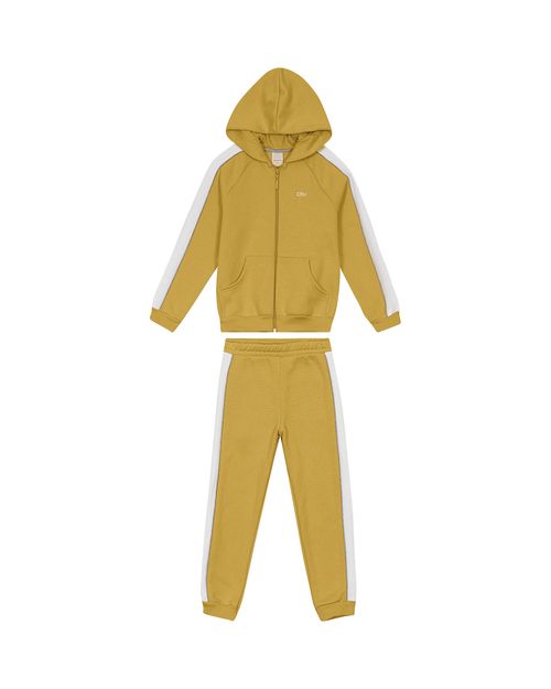 Conjunto Unissex Com Recorte Em Moletom Carinhoso