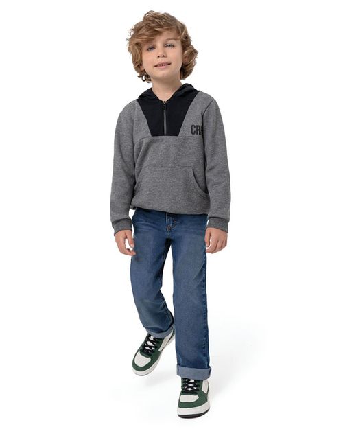 Conjunto Menino Calça Jeans Com Elastano Carinhoso