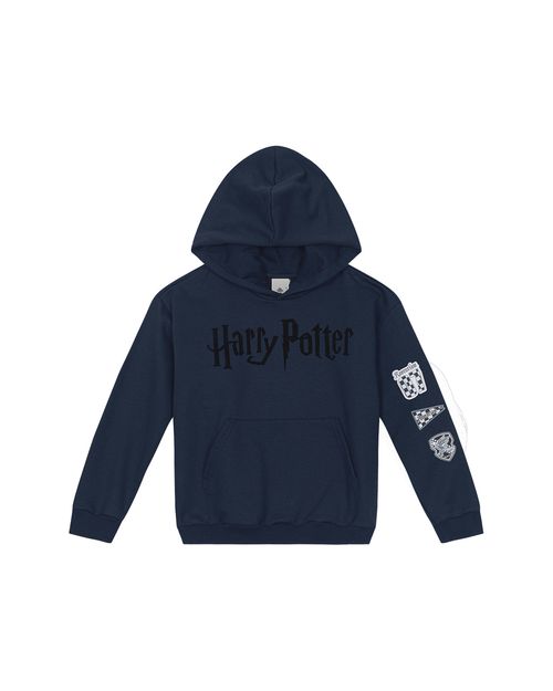 Blusão Unissex Com Capuz Harry Potter® Em Moletom Flanelado Carinhoso