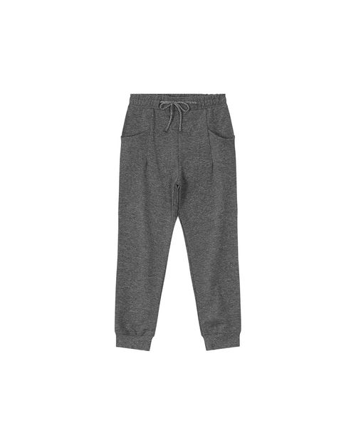 Calça Menina Cadarço Funcional Em Moletom Flanelado Carinhoso
