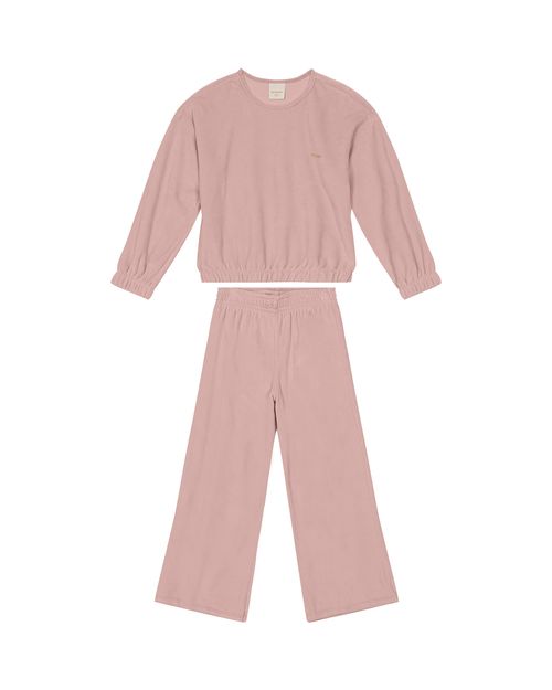 Conjunto Menina Em Plush Navalhado Carinhoso