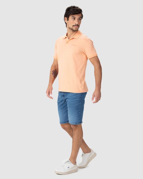 Camisa Polo Masculina Journeyer Em Malha Linho