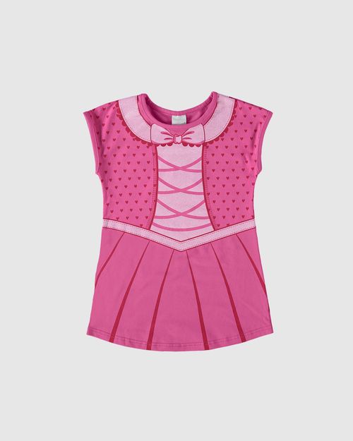Vestido Infantil Fantasia Em Algodão Malwee Kids