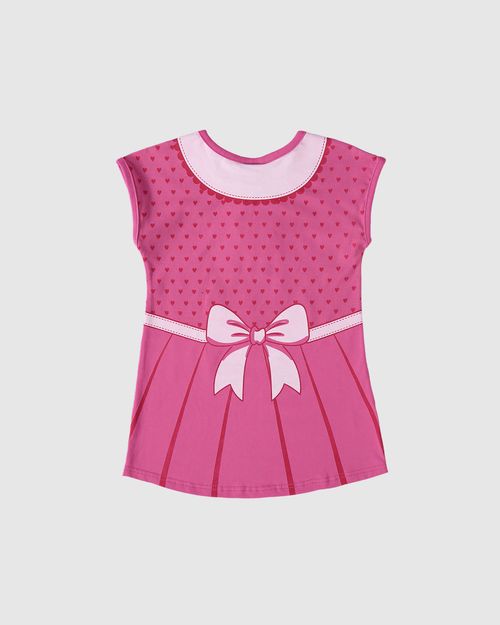 Vestido Infantil Fantasia Em Algodão Malwee Kids