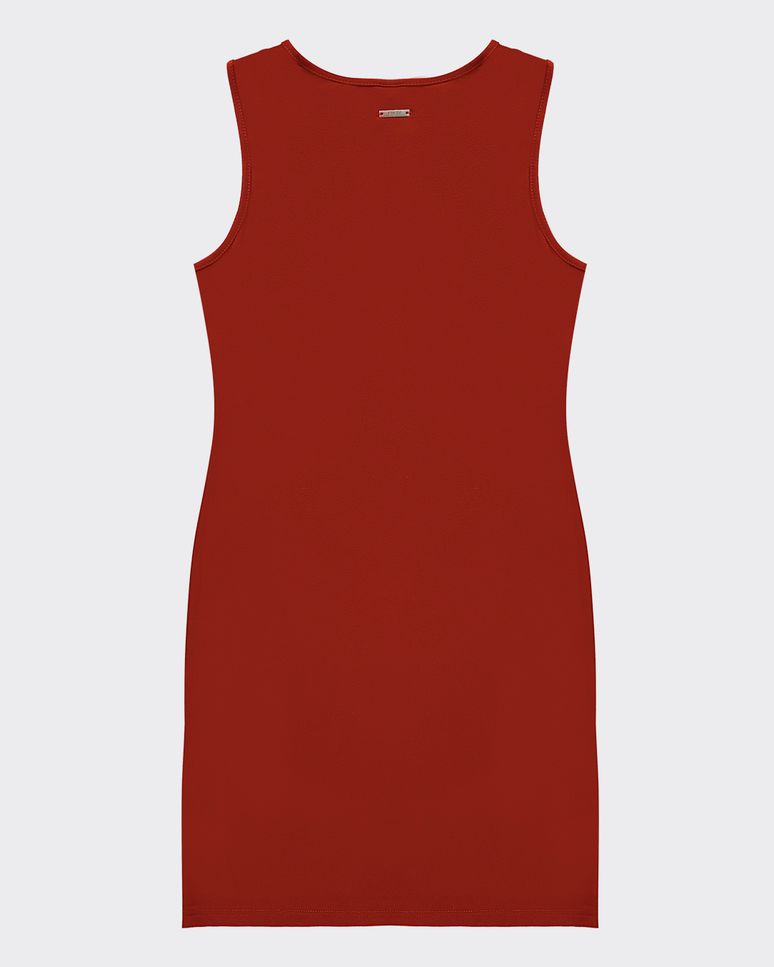 Vestido Justo Feminino Decote Vazado Em Moletinho De Viscose - ENFIM