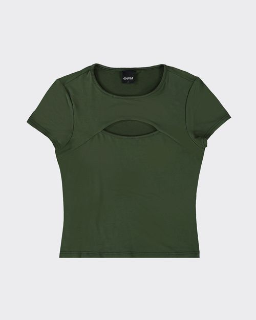 Blusa Feminina Decote Vazado Em Moletinho De Viscose - ENFIM