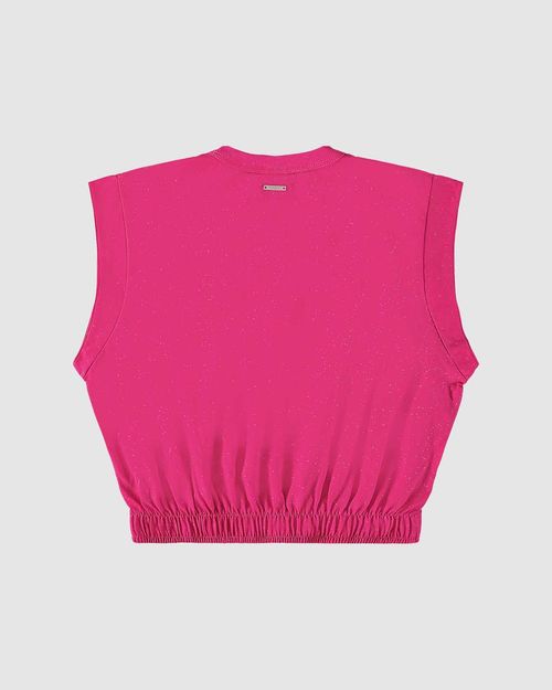 T-Shirt Feminina Muscle Tee Glitter Em Algodão - ENFIM