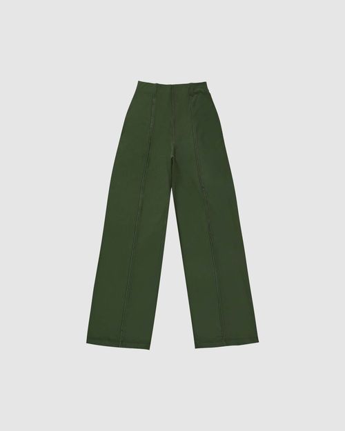 Calça Wide Leg Feminina Em Moletinho De Viscose - ENFIM