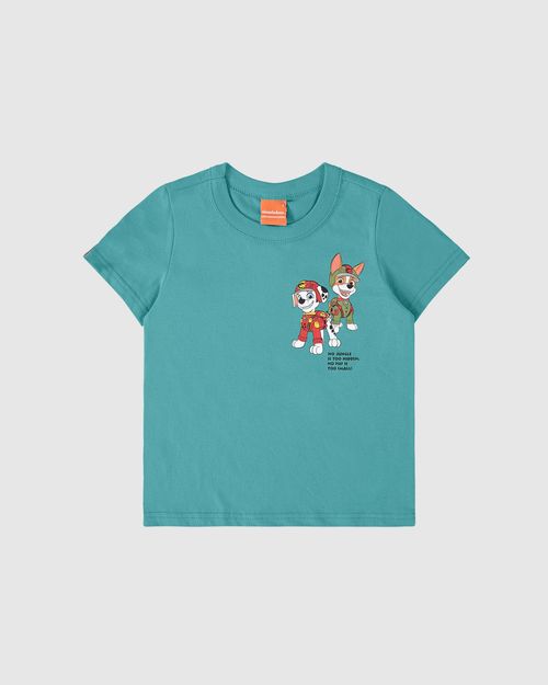 Camiseta Infantil Menino Manga Curta Patrulha Canina® Algodão Malwee Kids