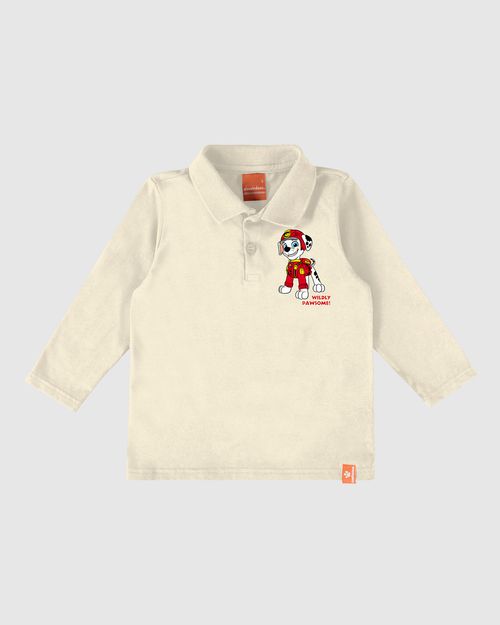 Camiseta Infantil Menino Com Peitilho Patrulha Canina® Malwee Kids